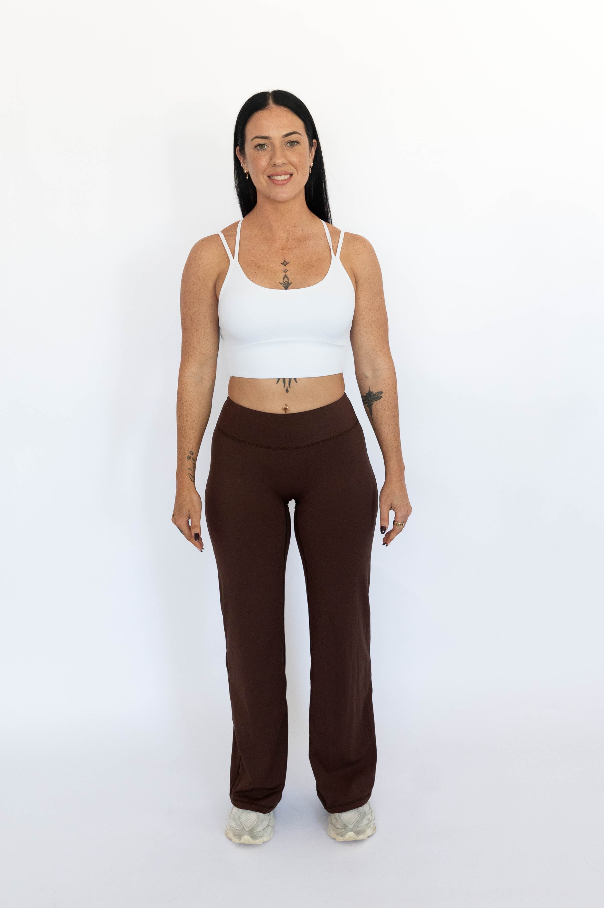 Sculpt longline Crop - White