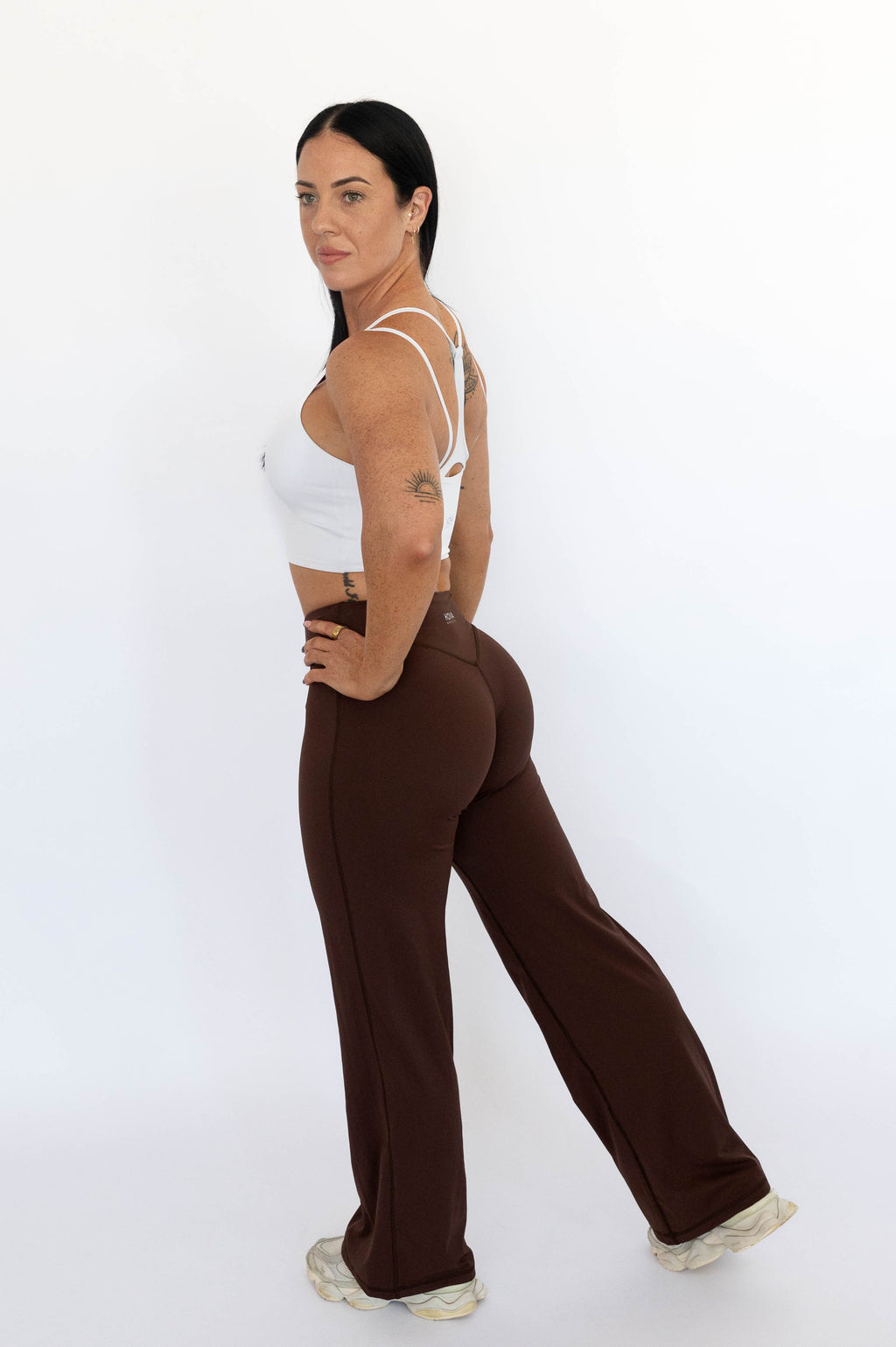 Sculpt Flare Leggings - Mocha