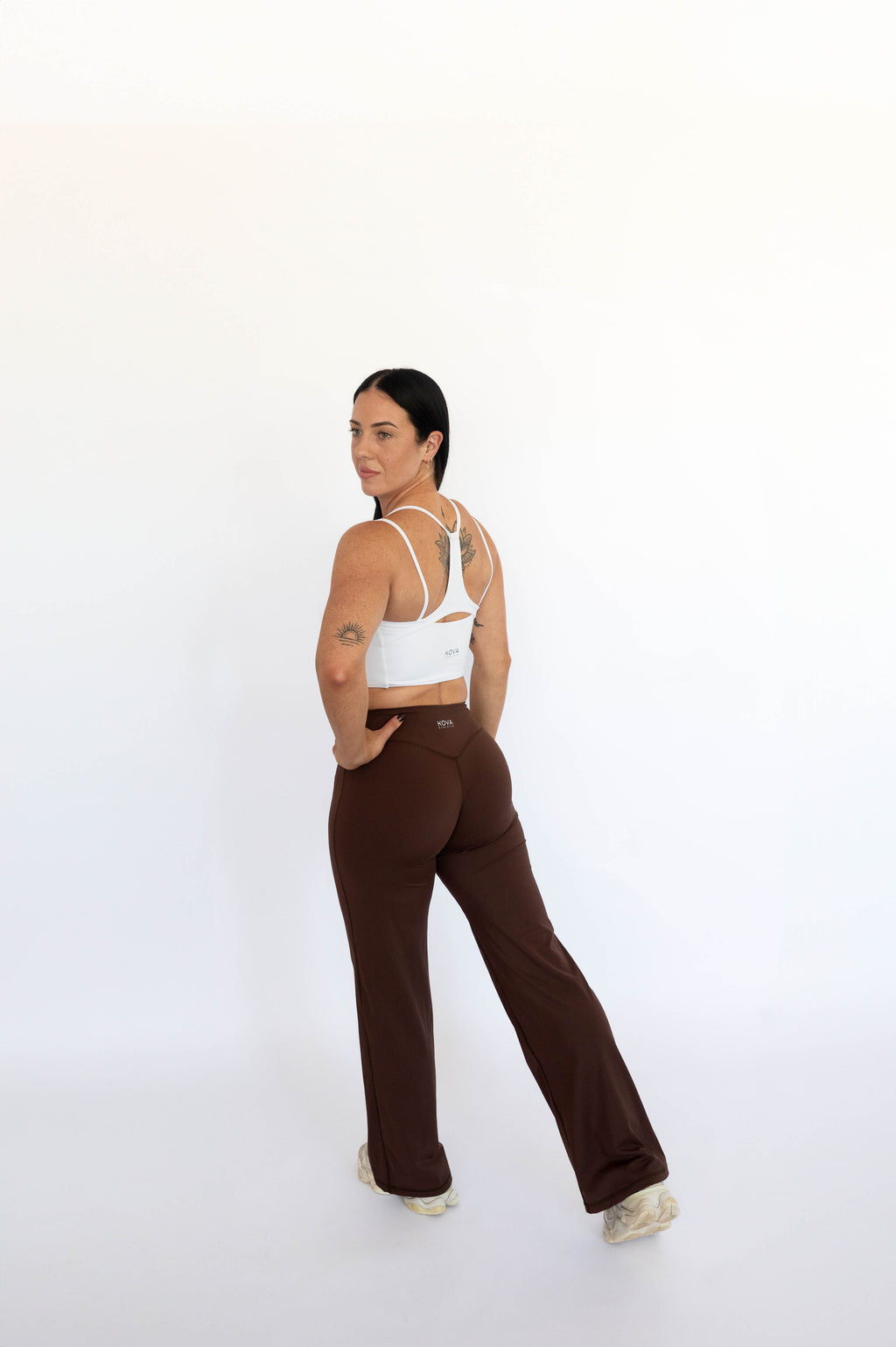 Sculpt longline Crop - White