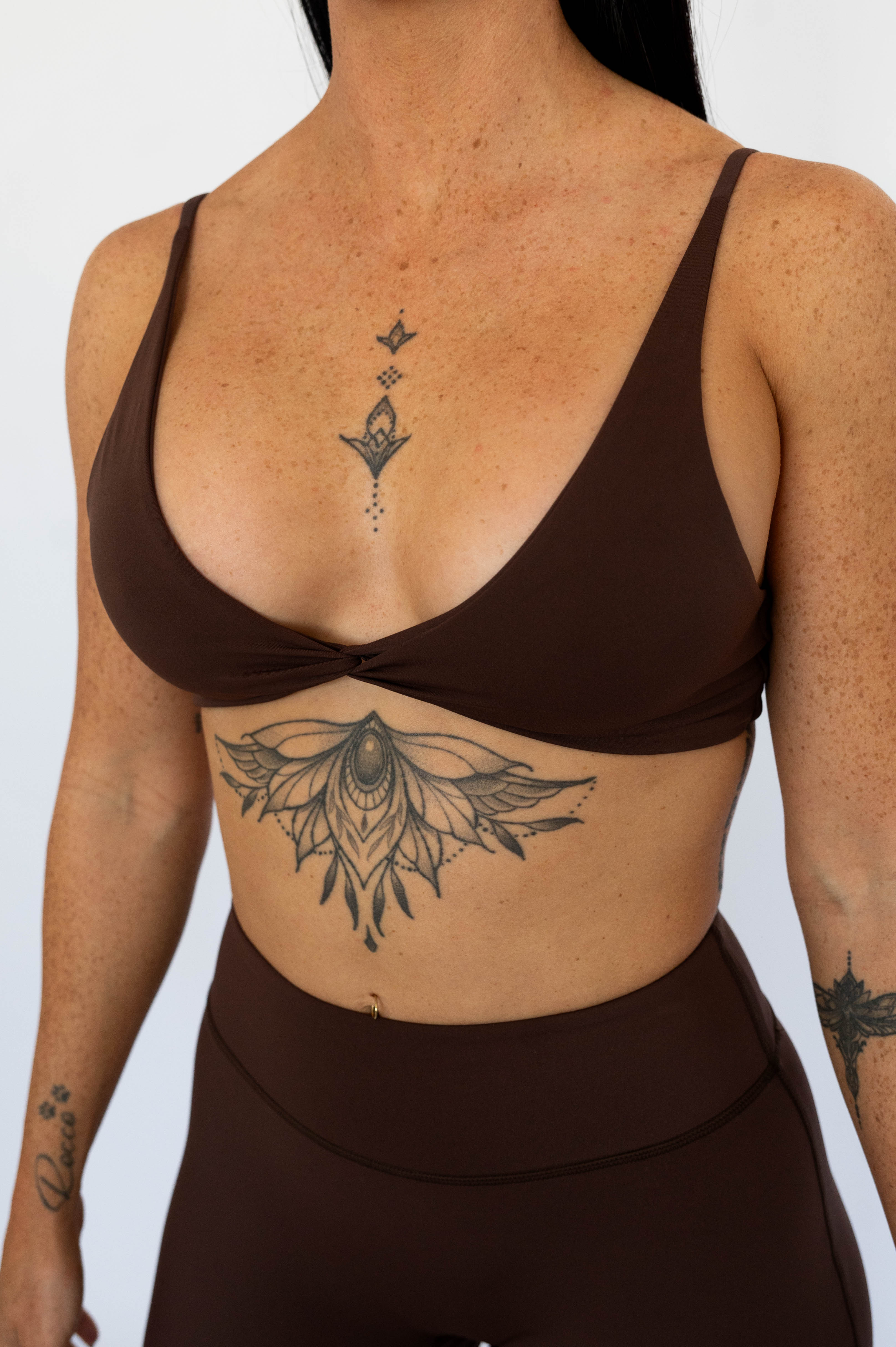 Sculpt Twist Bra - Mocha