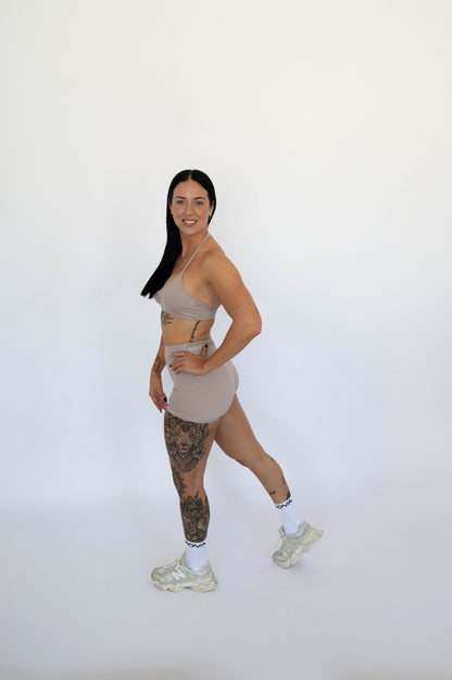 KOVA Sculpt Ruched Back Shorts