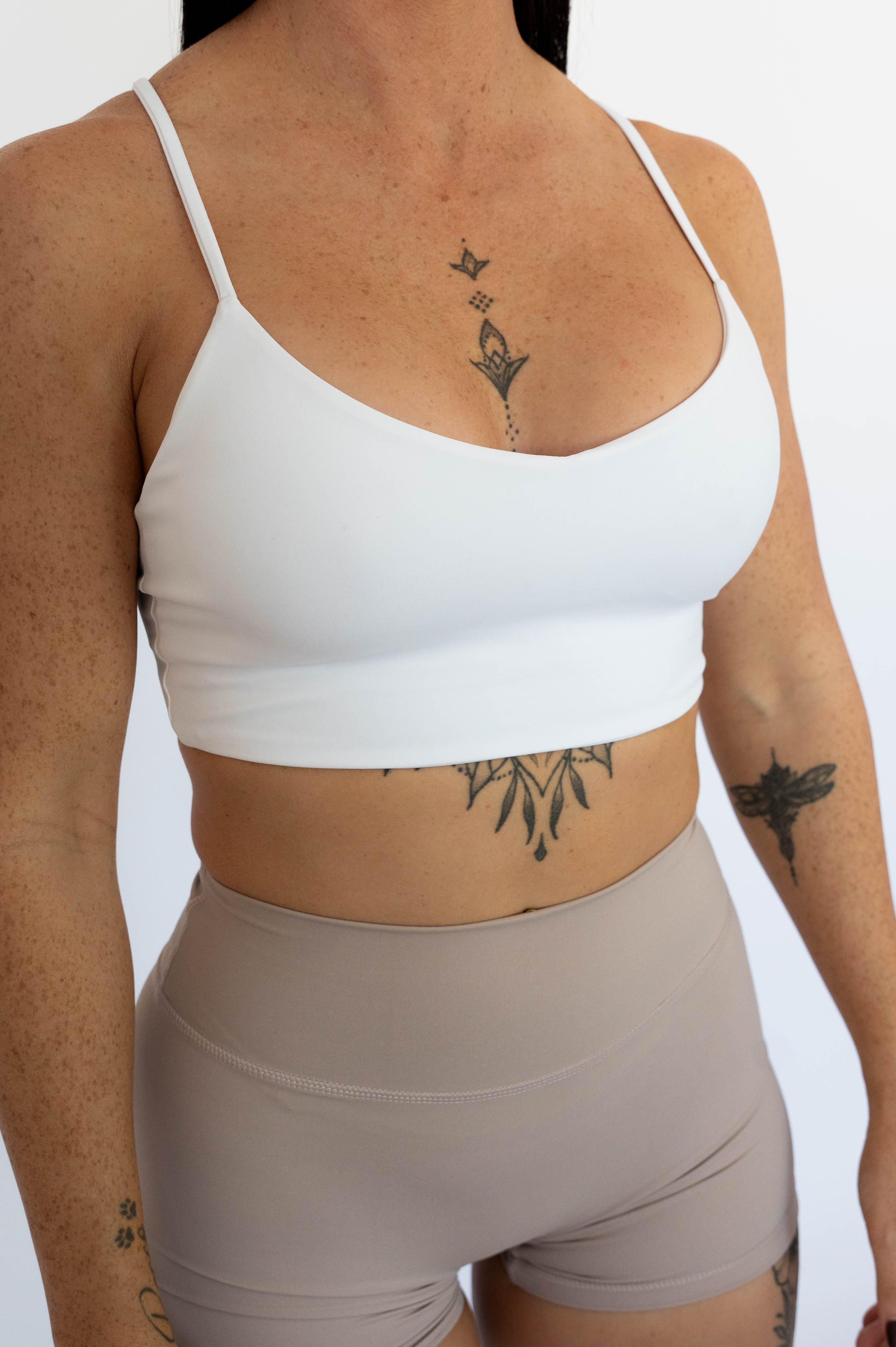 Sculpt Sports Bra - White