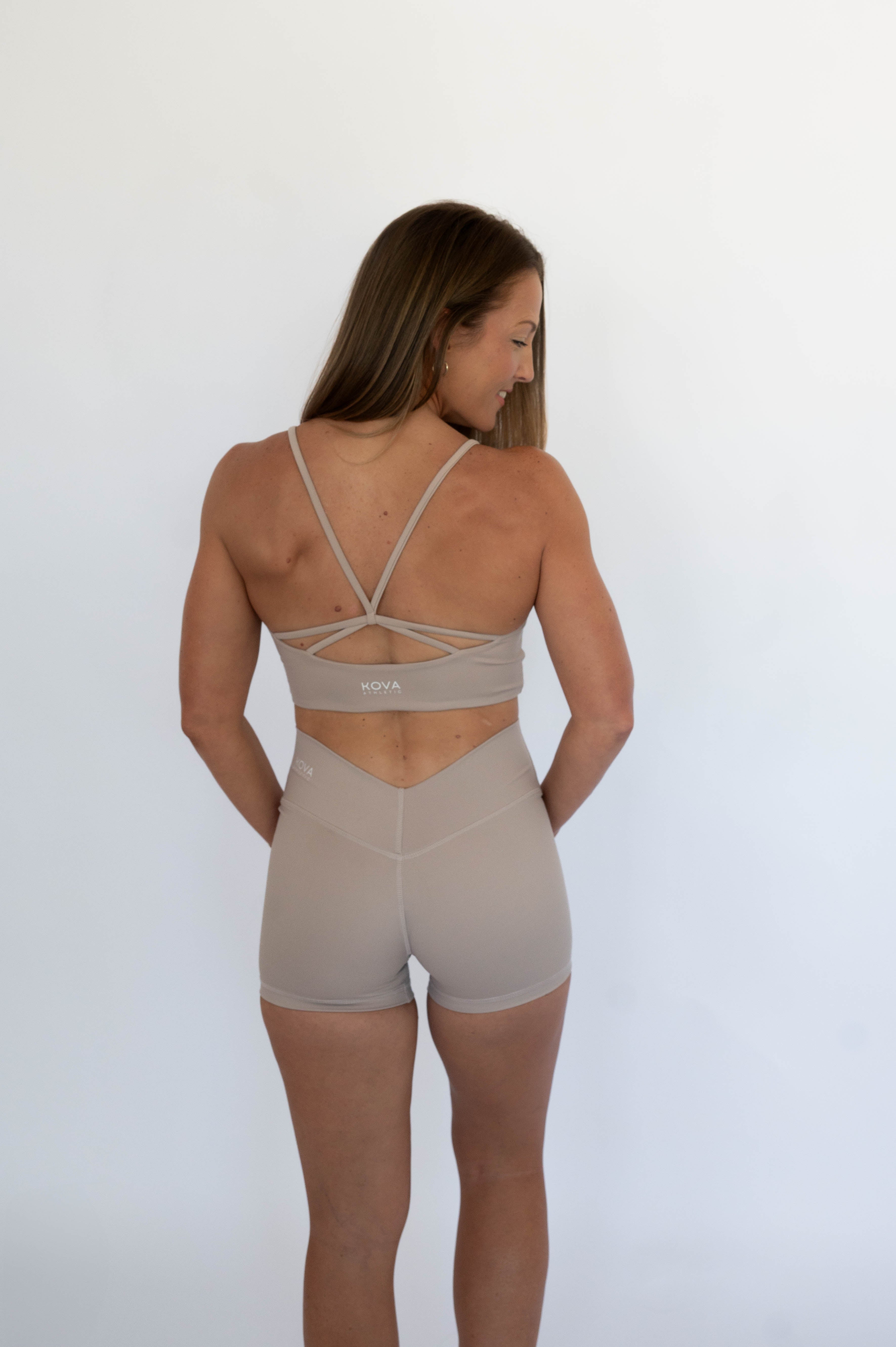 Sculpt Sports Bra - Stone