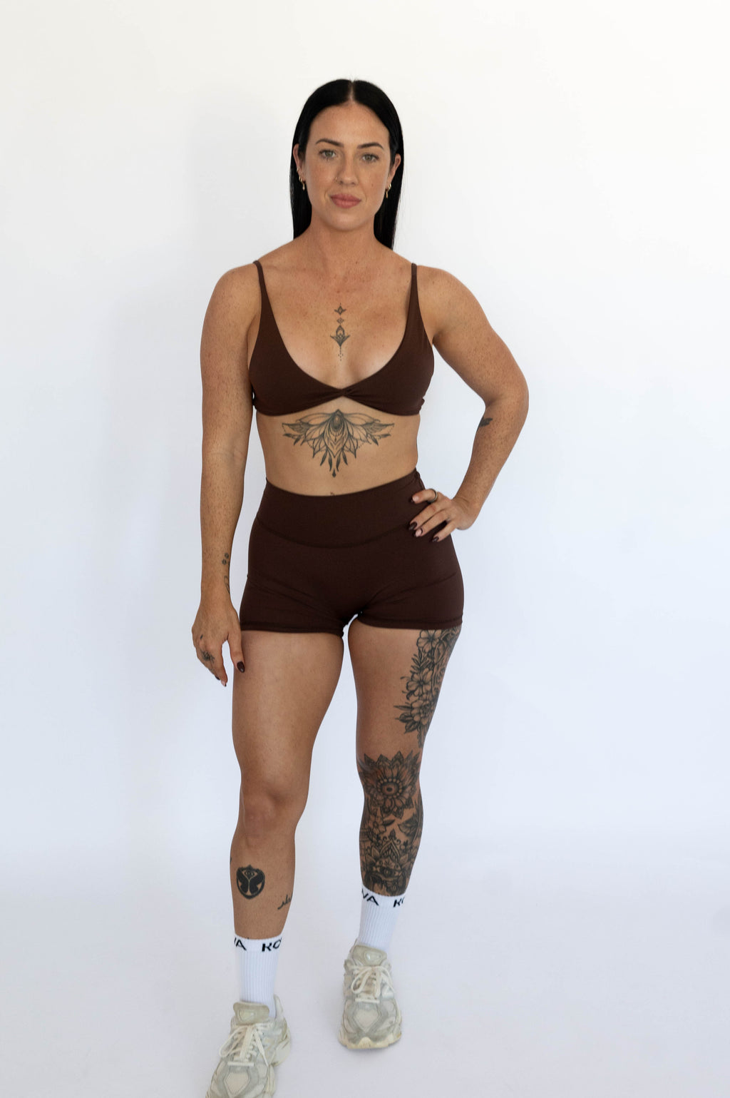 Shorts and Sports Bra