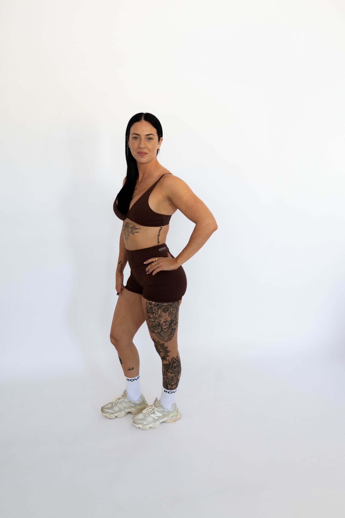 KOVA Sculpt Ruched Back Shorts