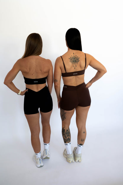 KOVA Sculpt Ruched Back Shorts