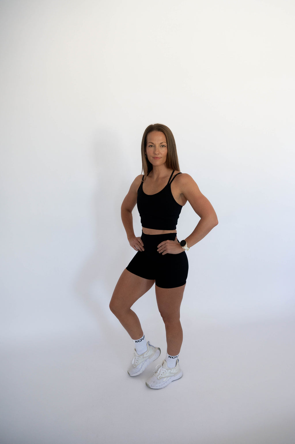 Sculpt longline Crop - Black