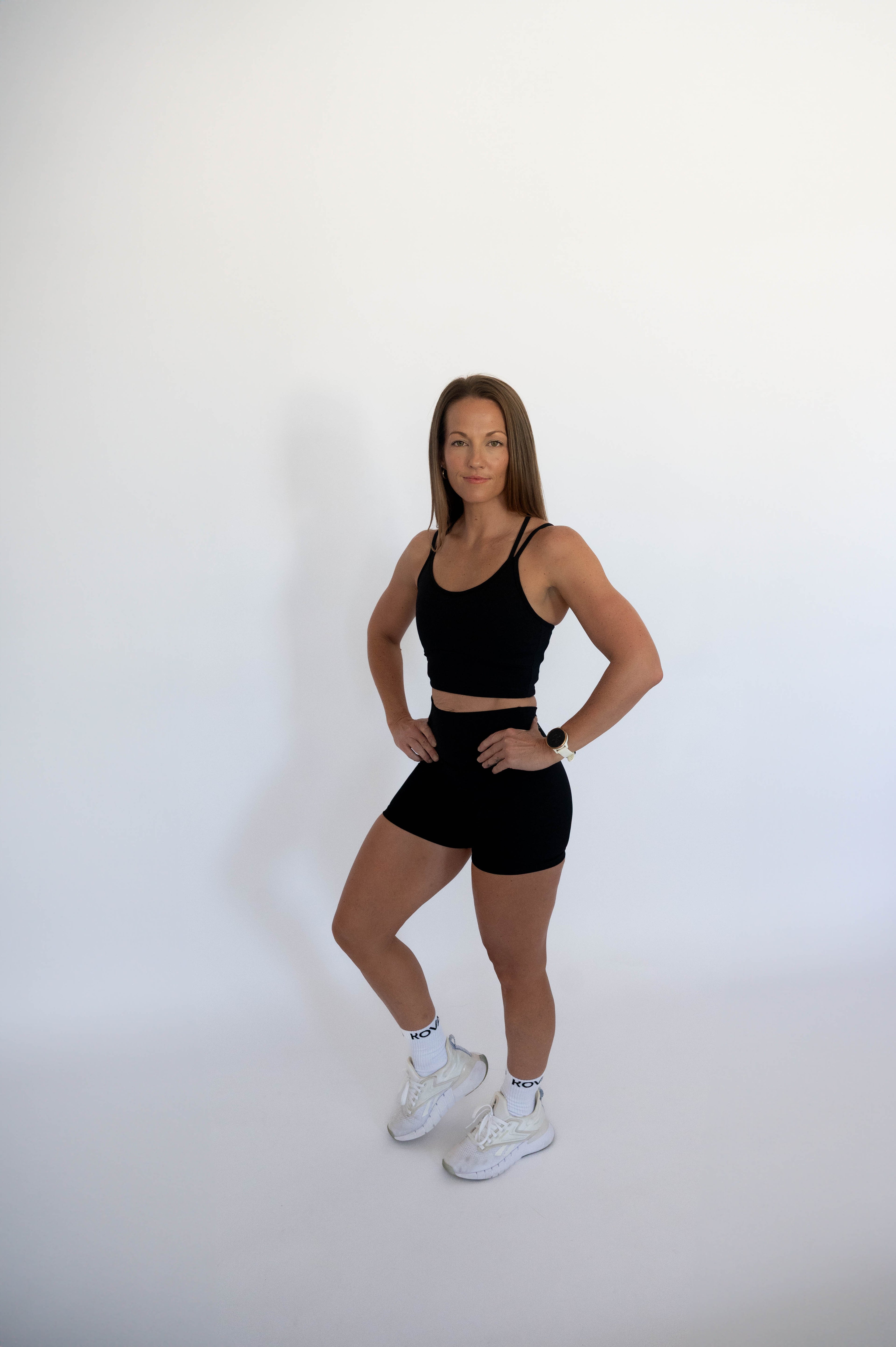 Sculpt longline Crop - Black