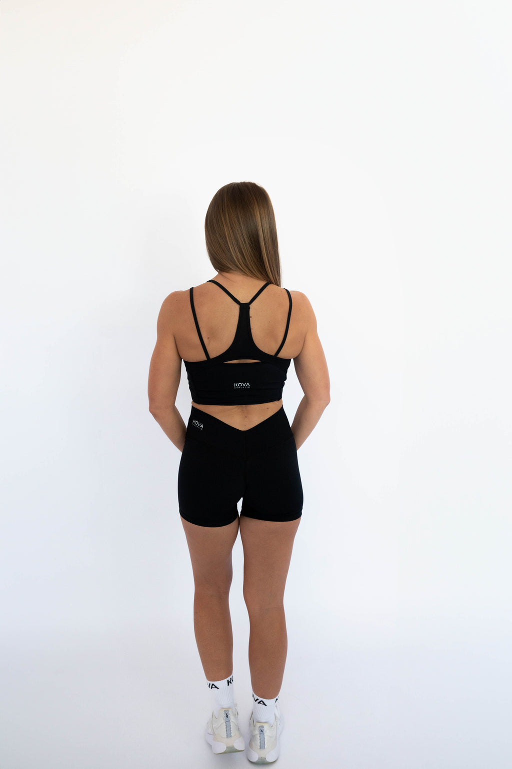 Sculpt longline Crop - Black