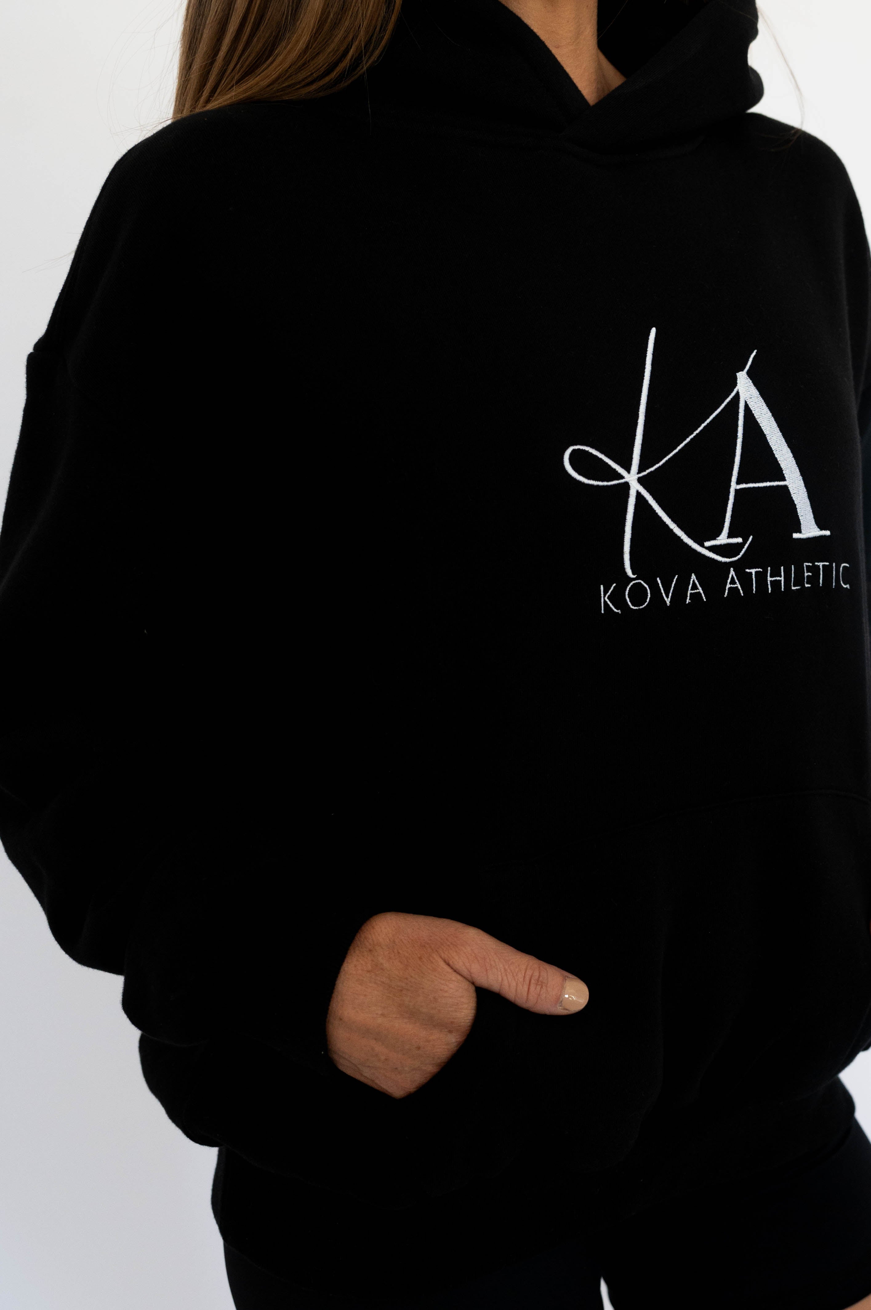 Relaxed Hoodie - Black