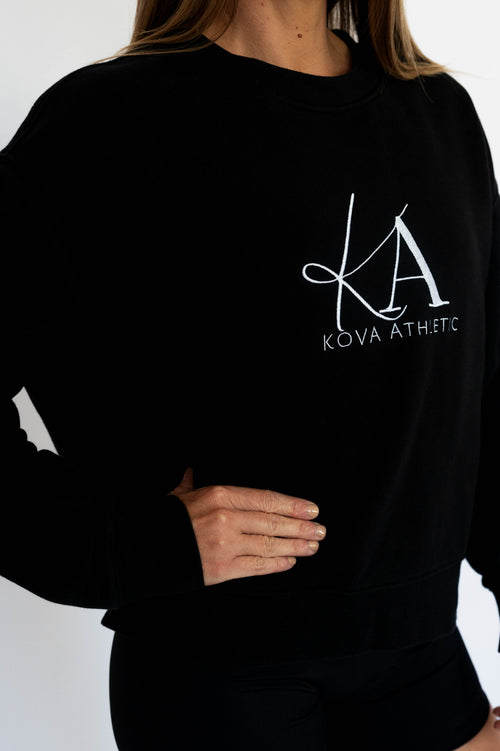 Relaxed Crew - Black