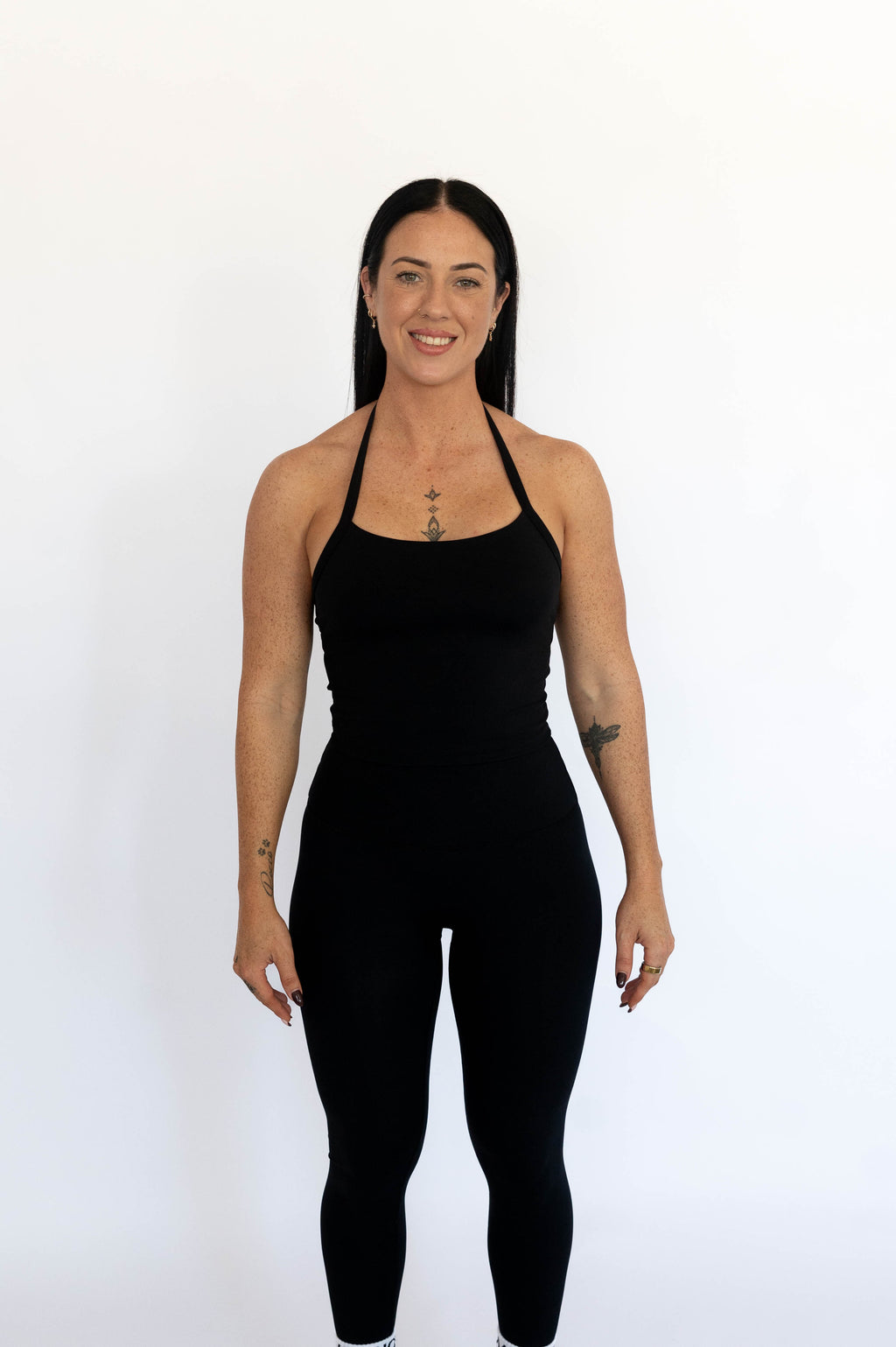 Sculpt Halter Top - Black