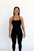 Sculpt Halter Top - Black