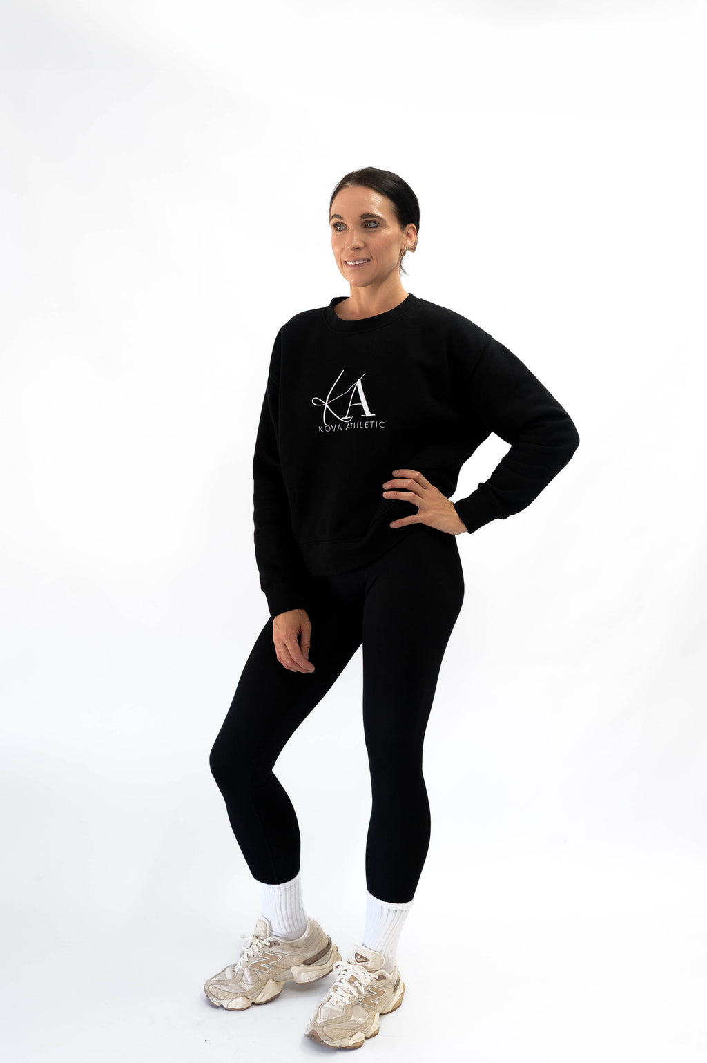 Relaxed Crew - Black