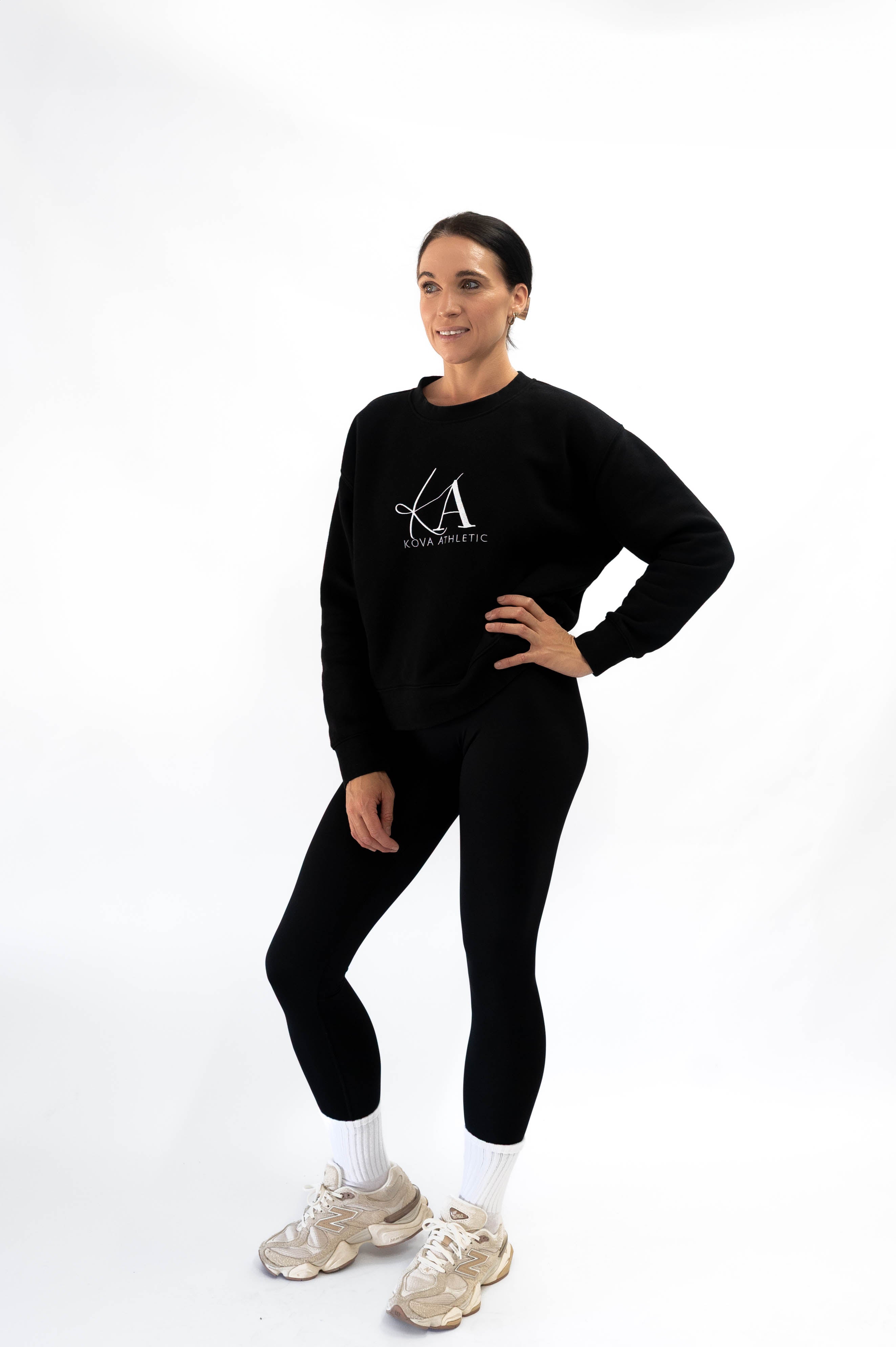Relaxed Crew - Black