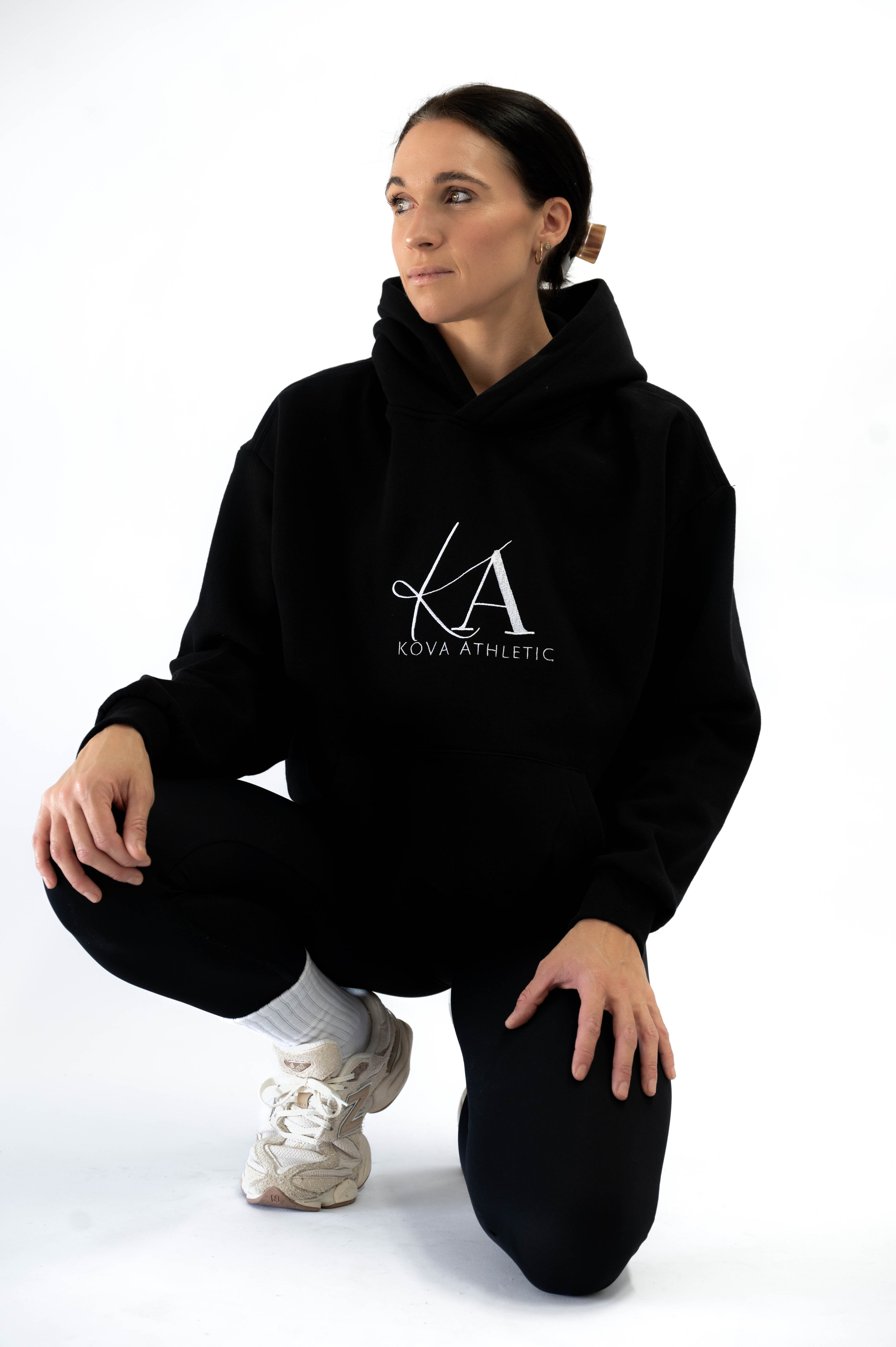 Relaxed Hoodie - Black
