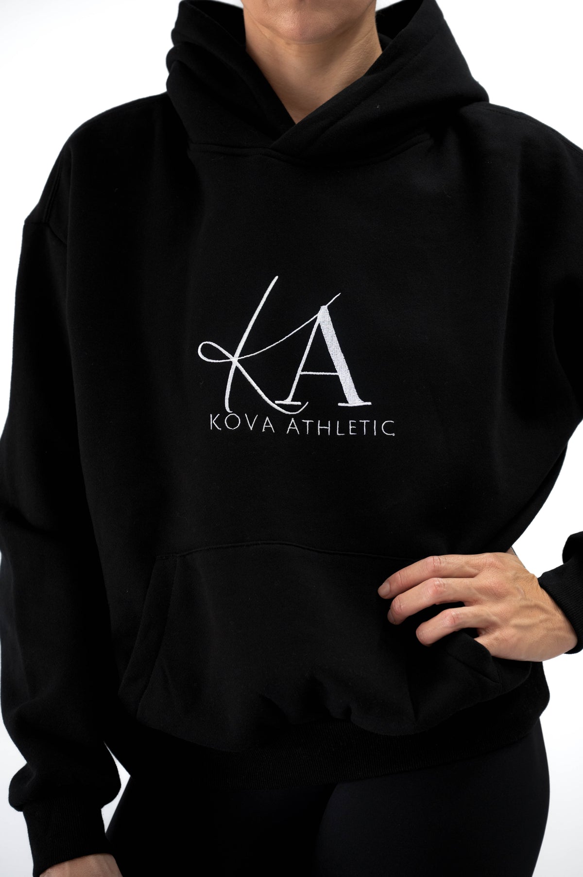 Relaxed Hoodie - Black