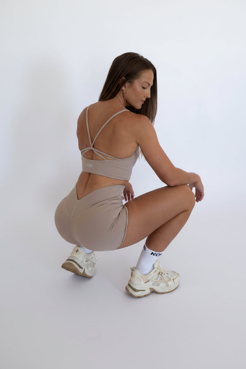 Shorts and Sports Bra