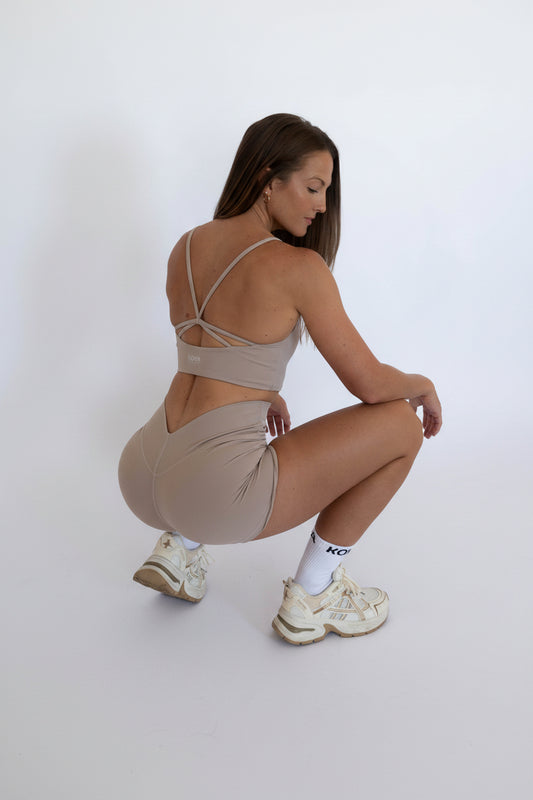 Shorts and Sports Bra