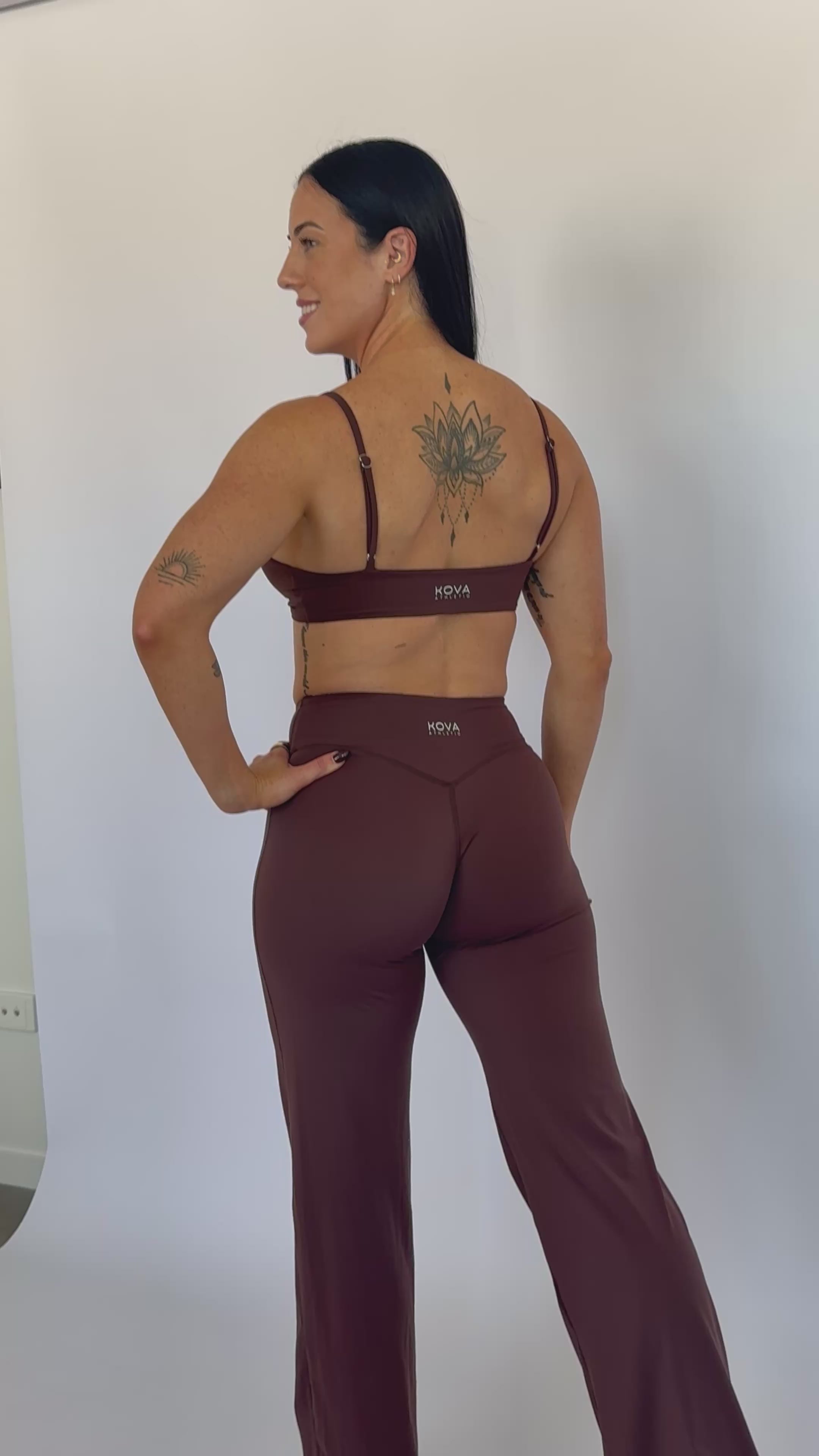 Sculpt Flare Leggings - Mocha