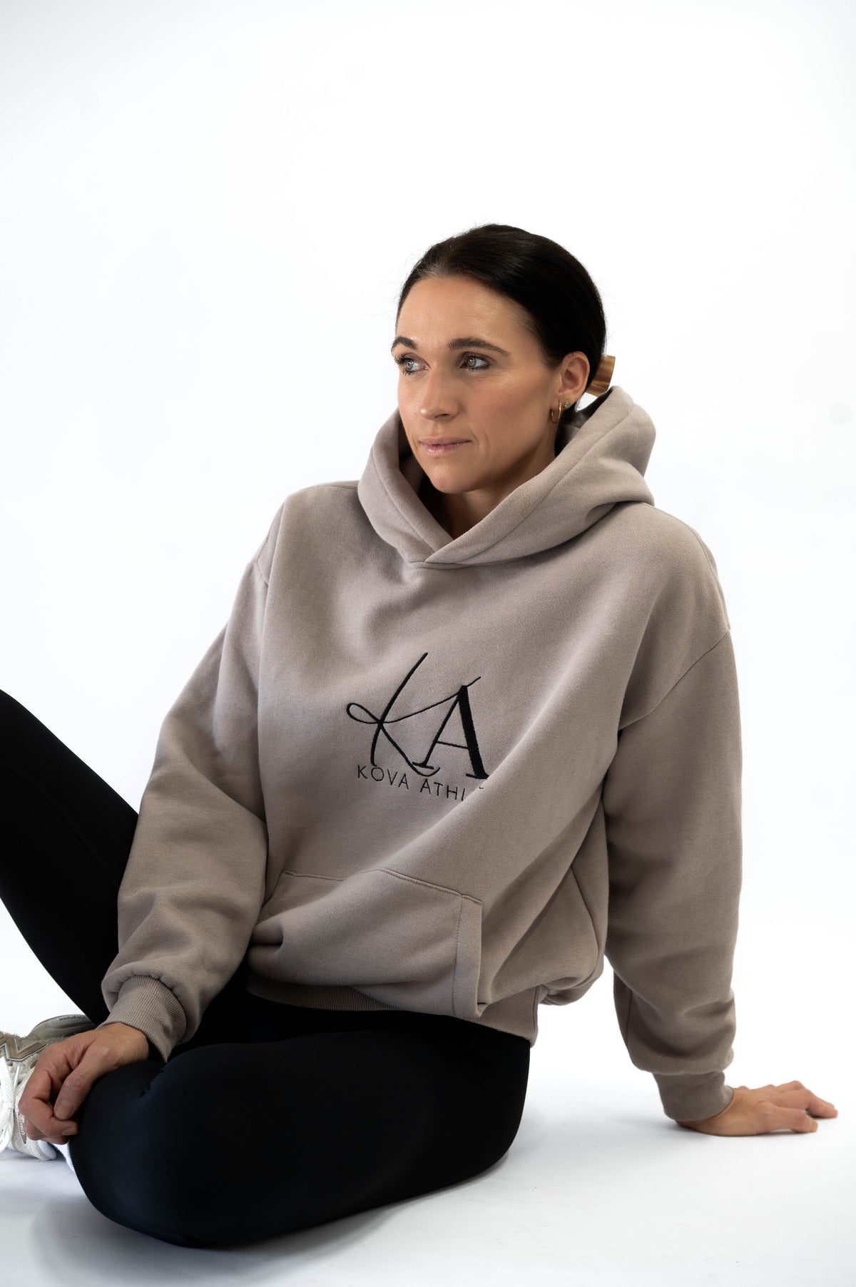 Relaxed Hoodie - Taupe