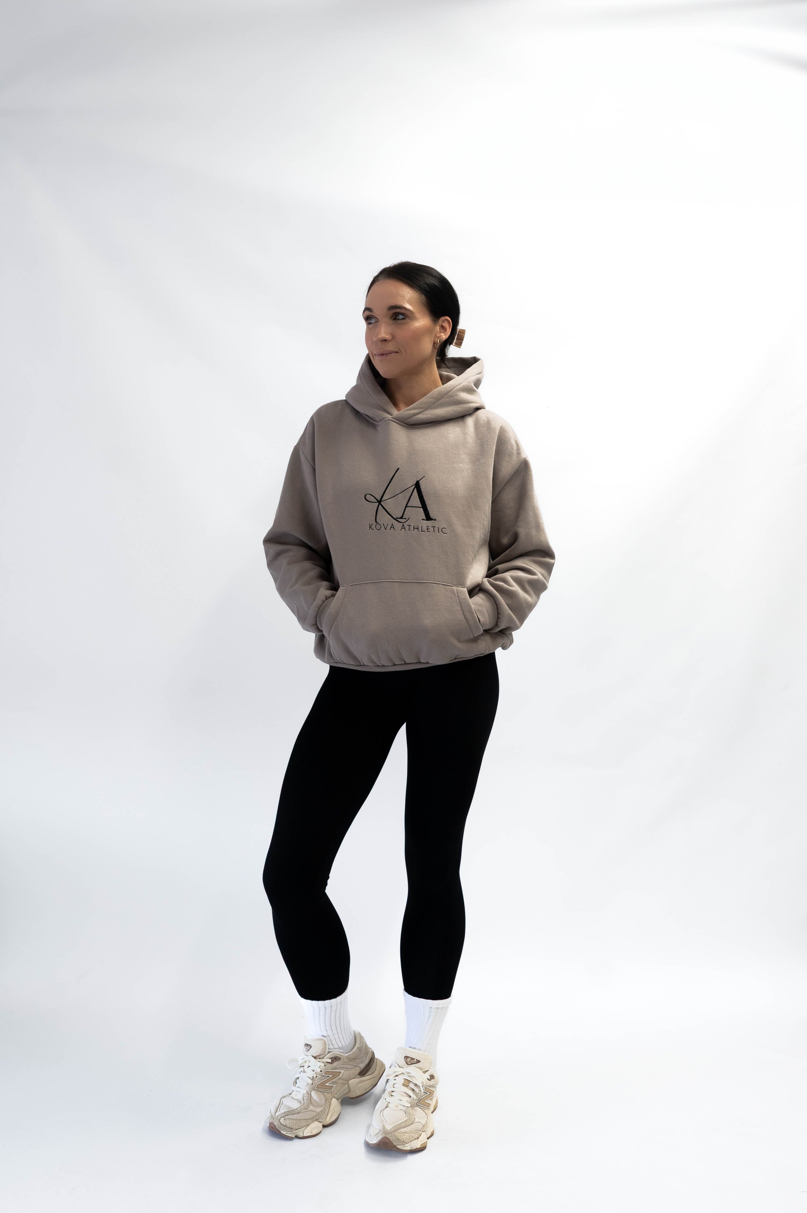 Relaxed Hoodie - Taupe