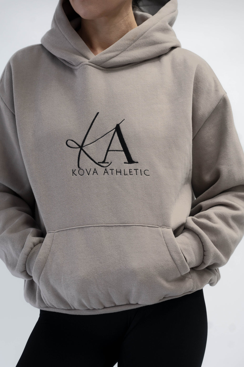 Relaxed Hoodie - Taupe